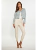 faina Damen Kurzblazer in Blau Mehrfarbig