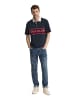 Polo Club Poloshirt BECKS HEAVY JERSEY in Navy Blau