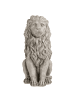 Beliani Gartenfigur LEONE in Grau - (W) 34 x (H) 70 x (L) 40 cm