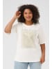 KAFFE curve T-shirt KCfiona Loose fit in Chalk