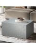 KADIMA DESIGN Couchtisch MONOBLOC 60x60x30 cm in Beton-Optik , Design in Grau