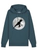 wat? Apparel Sweatshirt Flying TRex in Petrol