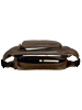 Leonhard Heyden Porto Gürteltasche Leder 28 cm graubraun