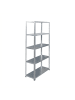 relaxdays Lagerregal in Silber - (B)75 x (H)150 x (T)30 cm