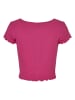 Urban Classics Cropped Tee in brightviolet