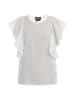 DreiMaster Damen Blusenshirt in Wollweiss
