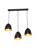 Licht-Erlebnisse Pendelleuchte (B)20 x (L)70 x (T)80 cm in Schwarz Gold