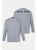 STHUGE Kurzarm T-Shirt in grau melange