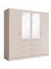 Feldmann-Wohnen Kleiderschrank Konso sandbeige 200 / 58 / 200,5cm