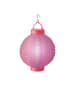 MARELIDA LED Solar Lampion in pink - D: 20cm