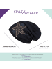styleBREAKER Feinstrick Beanie Mütze in Hellgrau