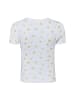 JJXX T-Shirt JXEliza in weiß gelb