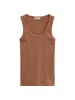 Marc O'Polo Tanktop regular in Burnt Brown
