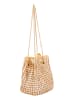 faina Women Handbag in Gold
