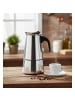 Cheffinger Espressokocher, Induktionsgeeignet in Silber