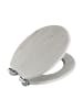 Wenko WC-Sitz Mod. Eiche Grau, WC-Sitz Eiche Grau in Grau