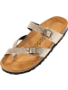 Palado Pantoletten Cres Metallic in Pyth Gold