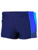 Aquarti Aquarti Herren Badehose Kurz mit Kontrastpaspel in blau