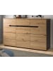 Inn.Furn Sideboard Eiche Artisan, grau 130 cm, Kommode mit Soft-Close