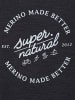 super.natural Merino Sweatshirt in schwarz - grau