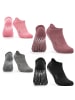 Occulto 4er Pack Yogasocken Mady in Schwarz-Grau