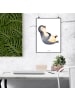 Mr. & Mrs. Panda Poster Pinguin Lachen ohne Spruch in Weiß