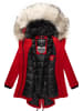 Navahoo Wintermantel Lady Like in Rot