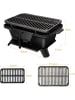 COSTWAY Campinggrill 40x27x18cm in Schwarz