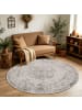 Teppich Boss Kurzflor Teppich Inka 1141, rund - Beige