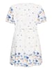 KAFFE curve Kleid KCrosa A-shape in Blue Tones Border Flower