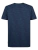 Petrol Industries Gestreiftes T-Shirt Cactus in Blau