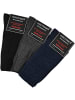 normani 6 Paar Komfortsocken mit Softrand in Marine/Anthrazit/Schwarz