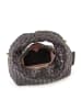 Les Visionnaires Greta Micro weave Handtasche Leder 20 cm café