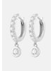 Ethische Diamanten Ohrringe aus 375 Weißgold mit Lab Grown Diamant