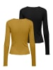 JDY 2er-Pack Top in Harvest Gold
