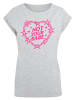 F4NT4STIC T-Shirt Unabhängige Frau Not Your Babe Frauentag in grau meliert