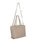 NAEMI Damen Handtasche in Hell Taupe
