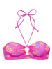 Venice Beach Bandeau-Bikini-Top in flieder-pink
