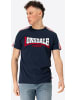 Lonsdale T-Shirt "Merryn T-Shirt Normale Passform" in Blau