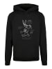 F4NT4STIC Basic Hoodie Looney Tunes Bugs Bunny Drawing Instruction in schwarz