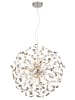 Globo lighting Luster "KATRINA" in silver