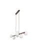 Licht-Erlebnisse Pendelleuchte (B)28 x (L)90 x (T)125 cm in Braun WeißBraun Weiß