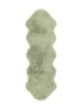 Arte Espina Wohnzimmer Teppich – Hochflorteppich Rabbit Double Sheepskin 325 60 x 180 cm in mint - rechteckig
