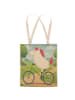 Mr. & Mrs. Panda Shopper-Tasche Einhorn Radfahrer Design ohne Sp... in Weiß