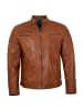MADDOX Lederjacke Lammnappa in Cognac