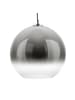 Leitmotiv Lampe aus Glas, BUBBLE in Silber, 150 cm
