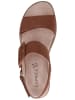 Caprice Sandalen in Cognac