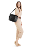Samantha Look Shopper echt Leder in schwarz