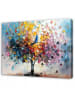WALLARENA Leinwandbild Baum in Bunt