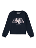 name it Pullover Gummiprint Rundhals Loose Fit Lange Ärmel in Blau